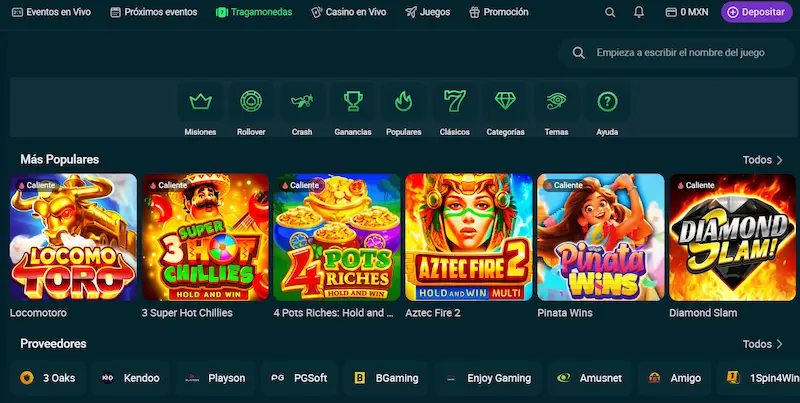 Tragamonedas populares de Betonwin y proveedores de juegos